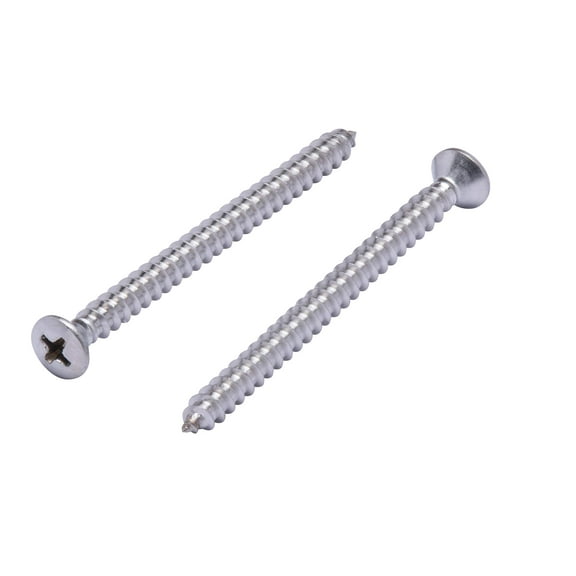 10 x 2-1/2" Stainless Steel (25pc) Oval Head Wood Screws 18-8 (304) Stainless Choose Corrosion Resistant Commercial Grade Choose Size & Type by Bolt Dropper