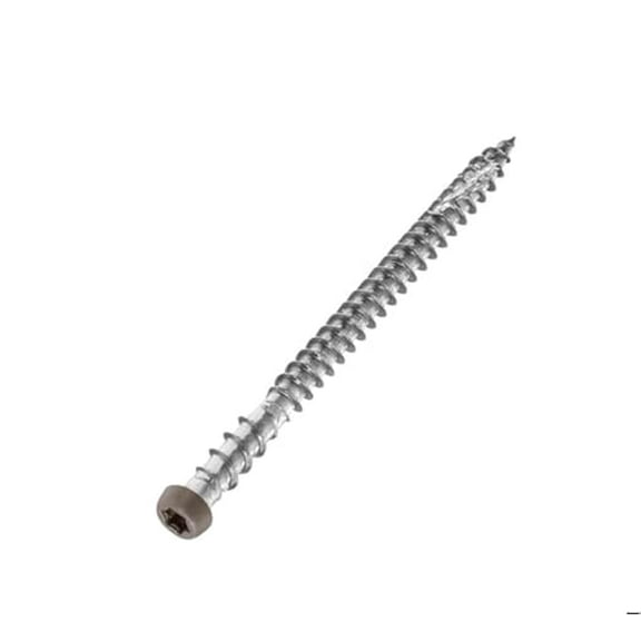 #10 x 2-1/2 in. Stainless Steel Star Drive Flat Undercut Composite Deck Screw (100-Pack) (Brazilian Ipe)