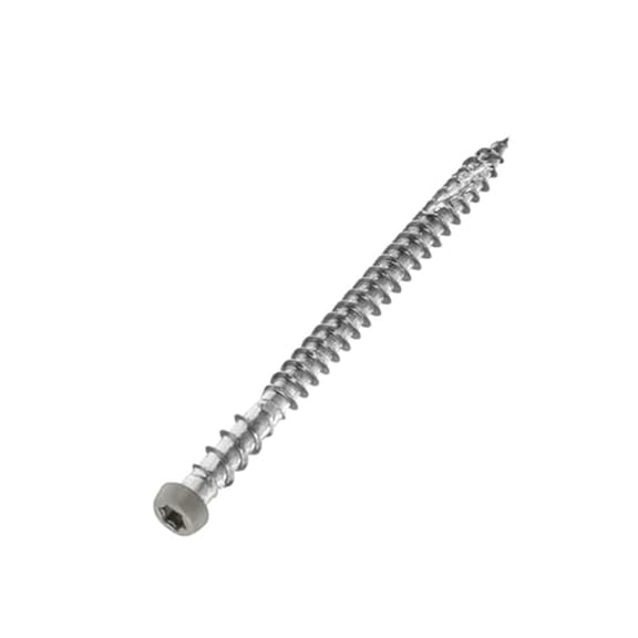 #10 x 2-1/2 in. Stainless Steel Star Drive Flat Undercut Composite Deck Screw (100-Pack) (Westminster Gray)