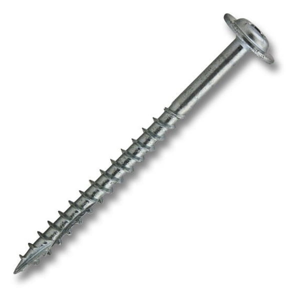#10 x 2-1/2 in. Zinc #2 Square Philips Combo Round Washer Head Double Auger Coarse Thread 1000 Per Box