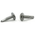 thumbnail image 1 of #10 x 2" Self-Drilling Screws / Combo (Square / Phillips) / Pancake Head / 410 Stainless Steel - 400 Piece Carton, 1 of 1