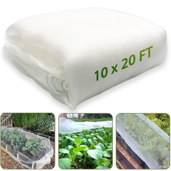 Chaowish Garden Mesh Netting 10' x 20' Anti-Pest Netting Insect Barrier