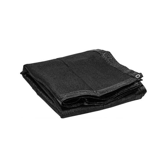 10 x 20 ft. 75 Percent Sun Screen Fabric, Black