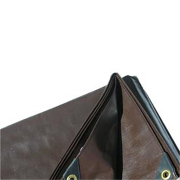 10 x 20 ft. Super Heavy Duty 8 oz Tarp, Brown