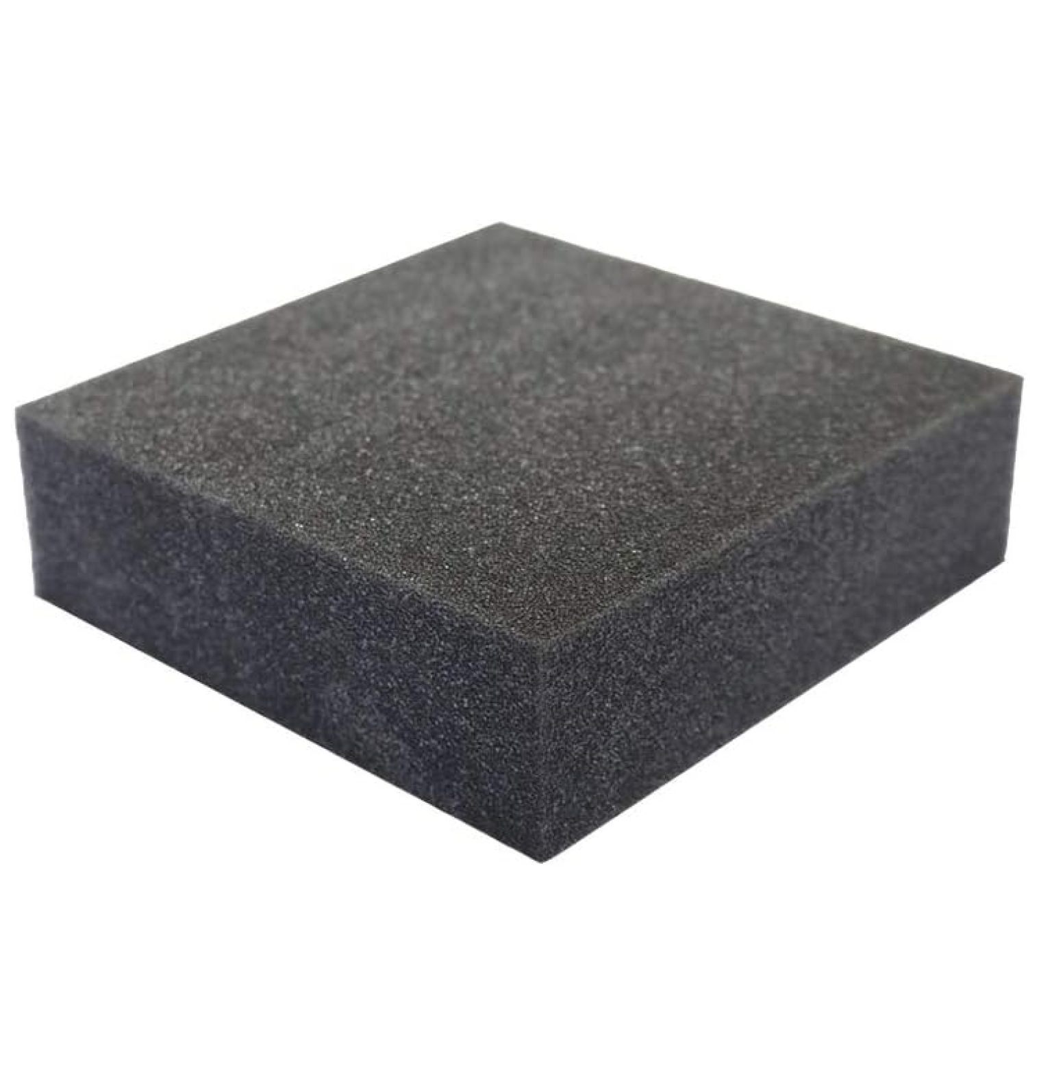 10" x 22" x 26" Charcoal High Density Upholstery Foam Cushion