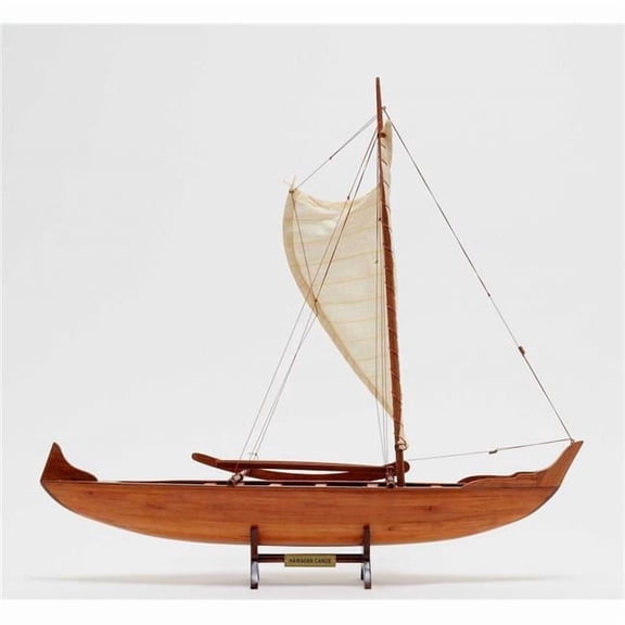 10 x 25.25 x 24 in. Hawaiian Canoe