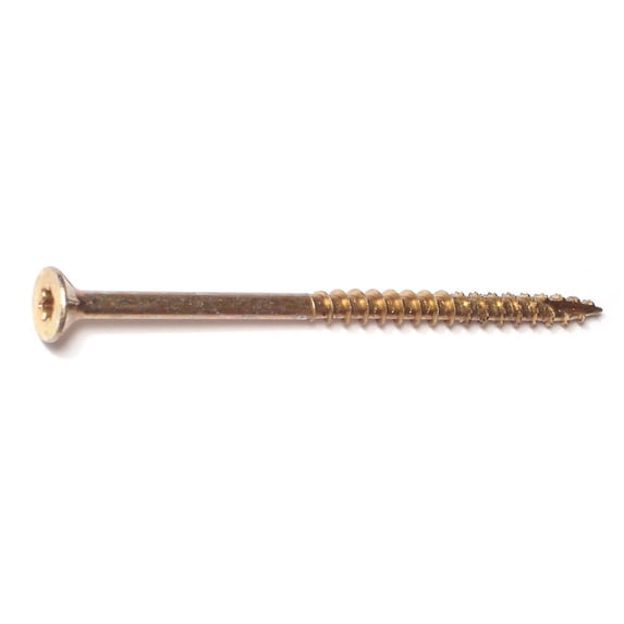 10 x 3-1/2" Star Drive Gold Multi-Purpose Saberdrive Screws 1/4 Keg (1500 pcs.)