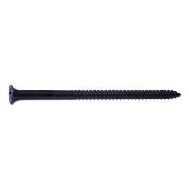 #10 x 3-3/4" Black Phosphate Steel Fine Thread Phillips Bugle Head Drywall Screws DWSCR-161