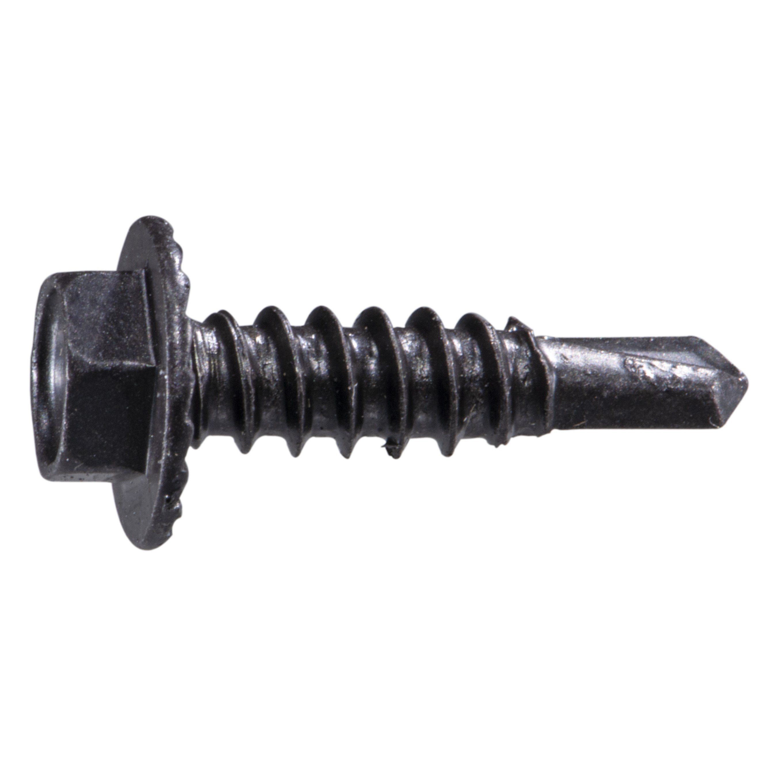 #10 x 3/4" Brown Hex Head Self-Drilling Screws (100 pcs.)