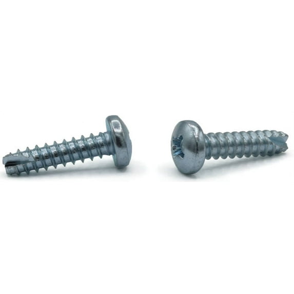 #10 x 3/8" Type 25 Thread Cutting Screws / Phillips / Pan Head / 18-8 Stainless Steel - 4000 Piece Carton