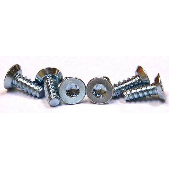 #10 x 3/8" Type B Self-Tapping Screws / Six-Lobe (Torx) / Flat Undercut Head / Steel / Zinc - 10000 Piece Carton