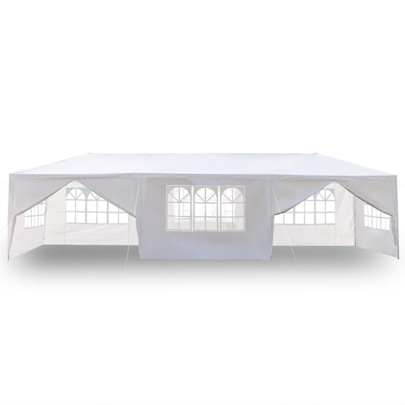 10'x 30' Canopy Tent Party Wedding Garden Gazebo Outdoor Waterproof With 8 Walls