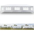 thumbnail image 1 of 10' x 30' White Outdoor Gazebo Canopy Waterproof Party Tent Wedding Canopy with Removable Sidewalls & Brighter Church Windows - 5 Sides$$Garden &, 1 of 7