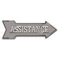 thumbnail image 1 of 10 x 30 in. Indoor & Outdoor Decor Direction Sticker Vinyl Wall Decals - Assistance - 24 in., 1 of 1