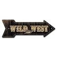 thumbnail image 1 of 10 x 30 in. Wide Wild West Arrow Sign, 1 of 1