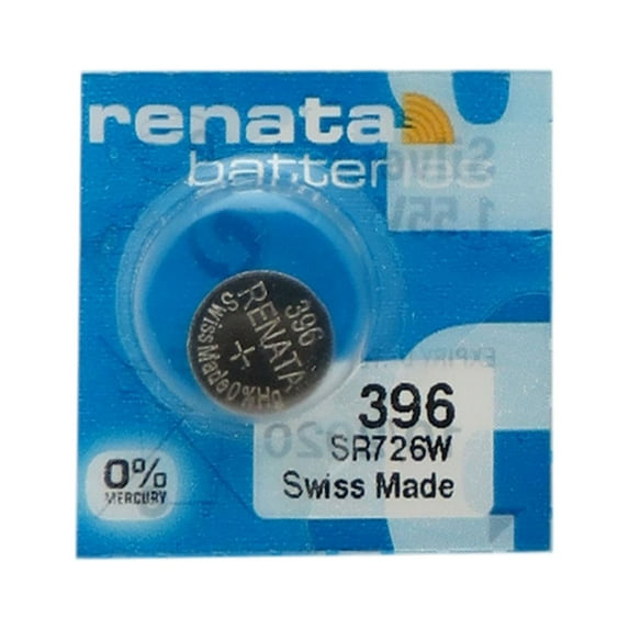 10 x 396 / 397 / SR726SW Renata Silver Oxide Button Batteries