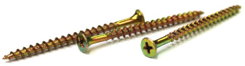 #10 x 4" Coarse Drywall Screws / Phillips / Bugle Head / Steel / Zinc Yellow - 500 Piece Carton