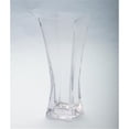 thumbnail image 1 of 10 x 4 x 4 in. Flared Square Glass Vase, Clear, 1 of 2
