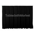 thumbnail image 1 of 10 x 5 ft Backdrop Background FOR PIPE AND DRAPE DISPLAYS Polyester 24 COLORS", Black, 1 of 12
