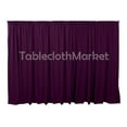 thumbnail image 1 of 10 x 5 ft Backdrop Background FOR PIPE AND DRAPE DISPLAYS Polyester 24 COLORS", Eggplant, 1 of 1