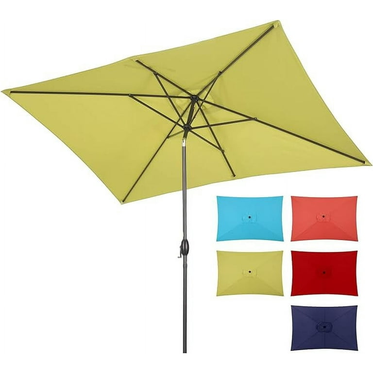 10 ft x 6 ft rectangular aluminum patio umbrella pole RoyalCraft 6.5 Pole, Outd and you dont have to pay a high price for a wall sconce or buy a chandelier to put on your patio Double-Sided Rectangular Patio Umbrella |