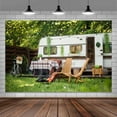 thumbnail image 1 of 10 x 6.5 ft Police Theme Happy Birthday Party Decoration Backdrop Police Large Police Booth Car Banner Background Kids Boys Birthday Baby Shower Party Wall Supplies Props, 1 of 5