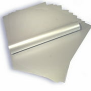 10 x A4 Silver Shimmer Pearlescent Paper 32lb Bond Double Sided Suitable for Inkjet and Laser Printers