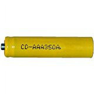 10 x AAA 350 mAh NiCd Rechargeable Batteries For