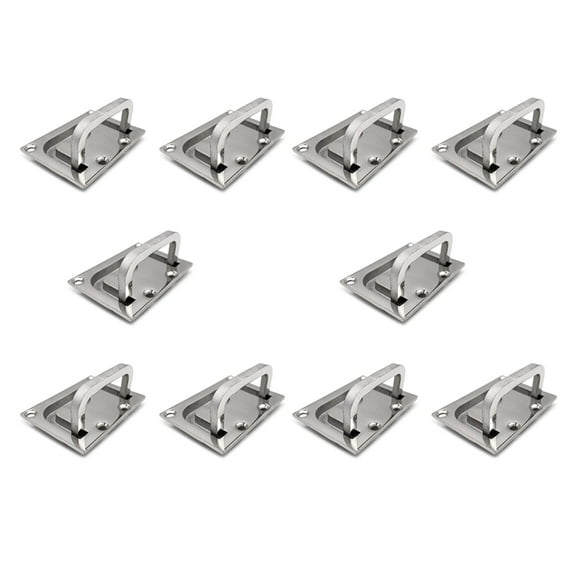 10 x Boat Hatch Handle-Silver