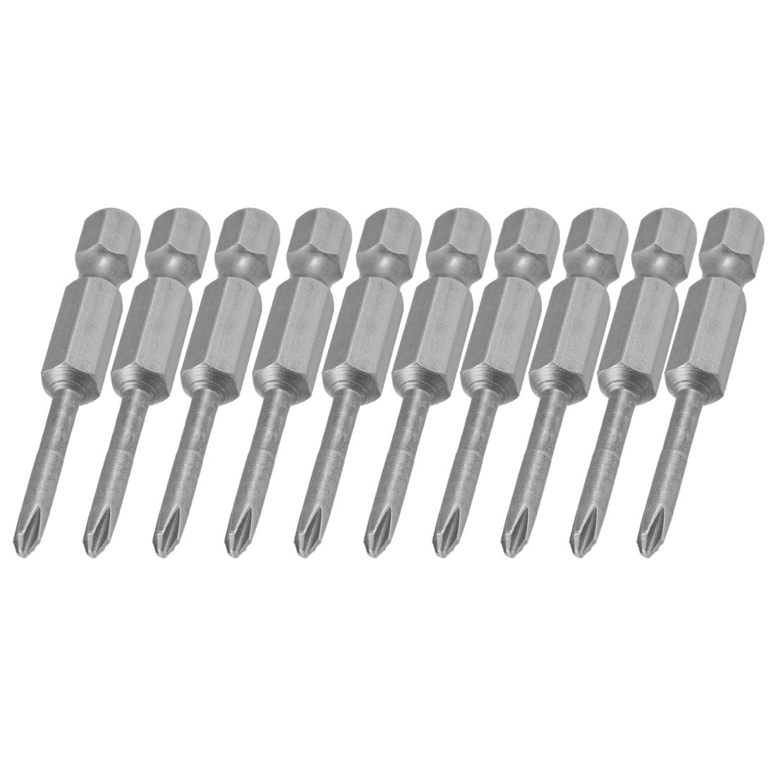 10 x Hex Shank 3mm Crosshead Screwdriver Bits 50mm Length