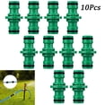 thumbnail image 1 of 10 x Hose Pipe Connector Double Male Plastic Quick Fix Click on Rubber O Ring, 1 of 11