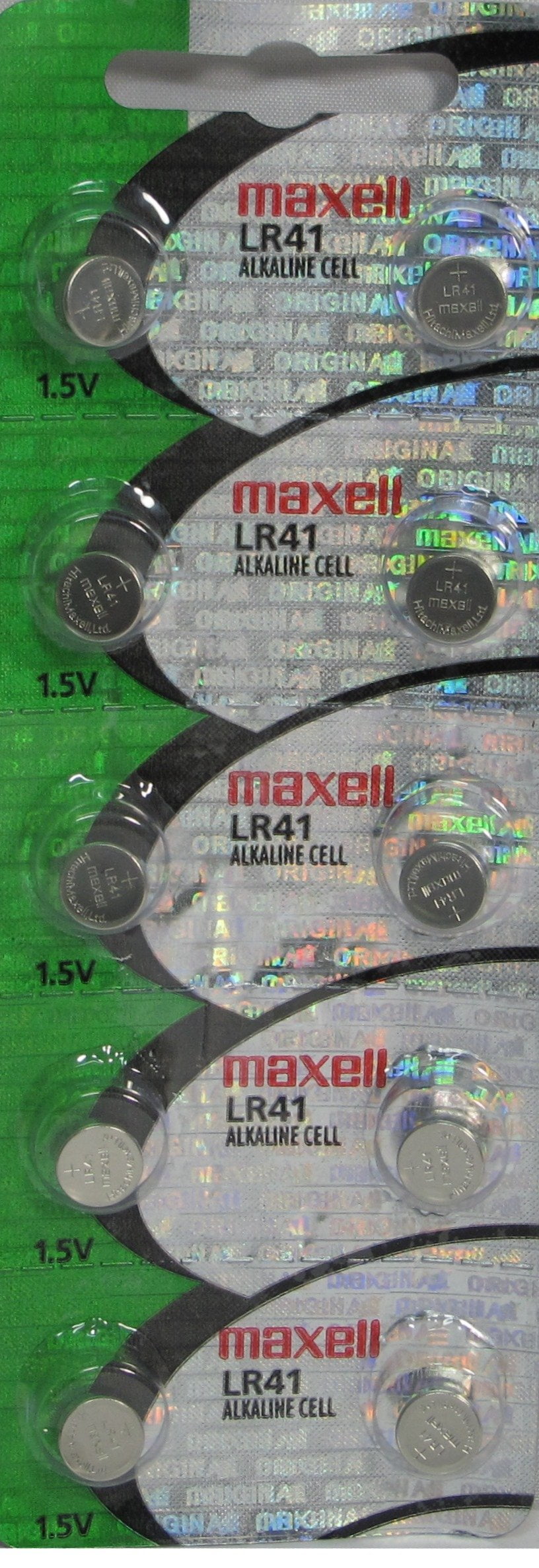 10 x Maxell LR41 /192 / AG3 / V3GA 1.5v Alkaline Button Cell Battery  Batteries - BRAND NEW