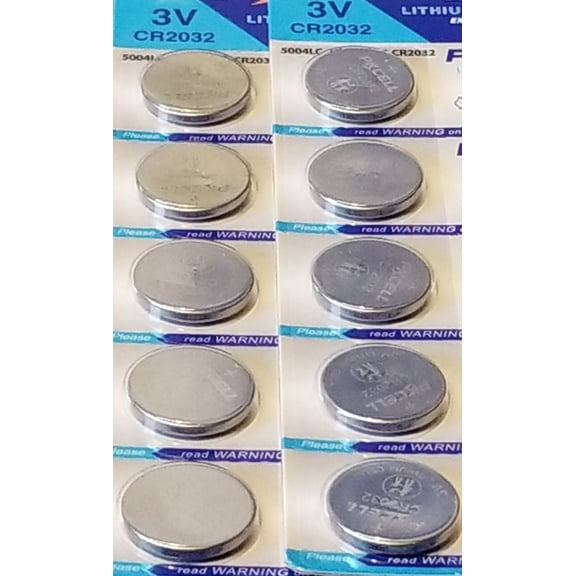 10 x New Original CR2032 3V LITHIUM BATTERY for Watches, Remote, Key