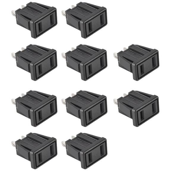 10 x US Type Panel Mounting AC Power Socket Outlet AC 250V 10A 5770