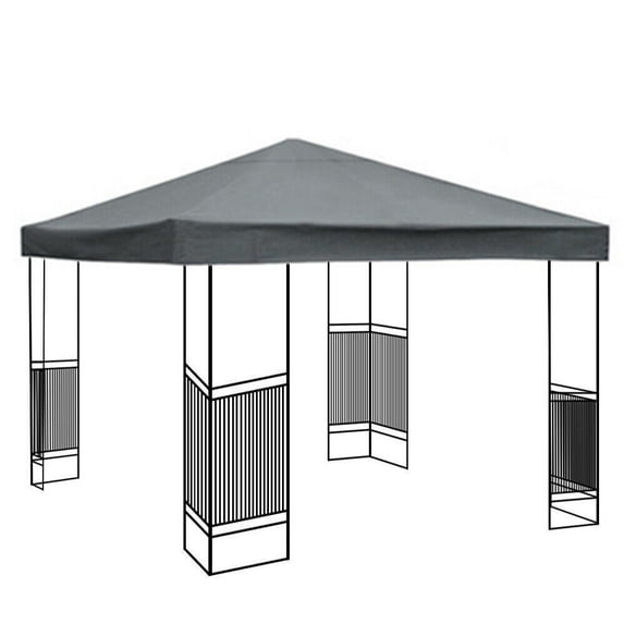 10'x10' Canopy Cover Gazebo Replacement Top Cover Wedding Party Event Tent Cover Heavy Duty Durable Waterproof Sun Snow Rain Shelter