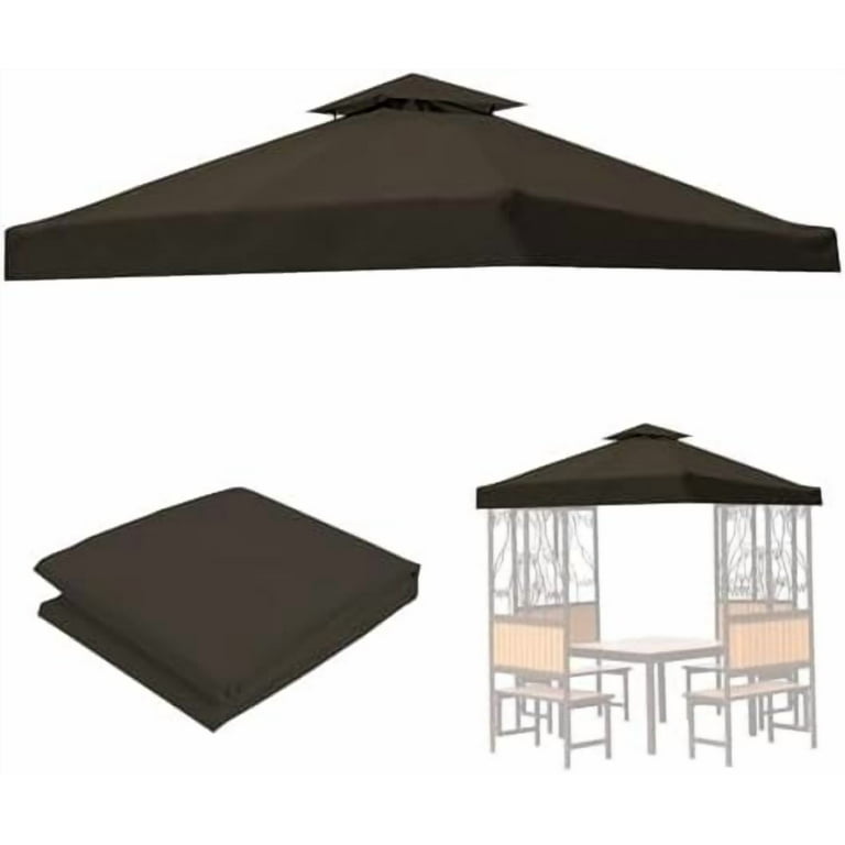 10'x10' Gazebo Canopy Replacement Top, Heavy-Duty Outdoor