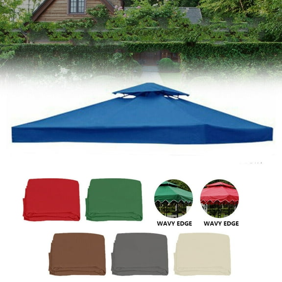 10'x10' Gazebo Top Replacement for 1 Tier Outdoor Patio Garden Yard Canopy Cover