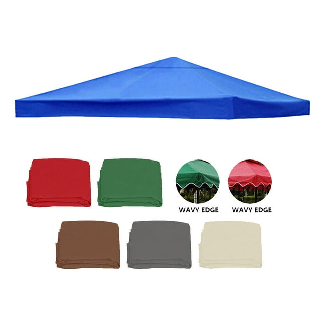 10'x10' Gazebo Waterproof Top Replacement for 1/2Tier Outdoor Canopy