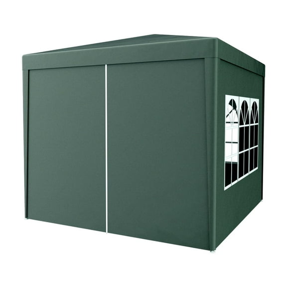 10'x10' Party Tent Outdoor Heavy Duty Gazebo Wedding Canopy + 4 Removable Walls ,Green