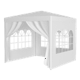 thumbnail image 1 of 10'x10' Party Tent Outdoor Waterproof Gazebo Canopy with Removable Sidewalls Windows Heavy Duty Tent, 1 of 19