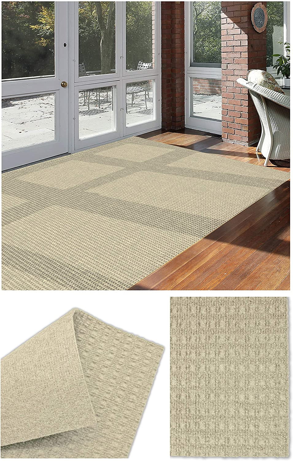 10'x10' Soft and Durable Interlace Indoor - Outdoor Area Rugs ...