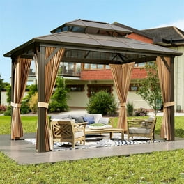 能面　７種 Aoxun 12'x20' Hardtop Gazebo, Outdoor Metal Cover, Pavilion