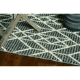 thumbnail image 1 of 10'x13' Grey Machine Woven UV Treated Geometric Indoor Outdoor Area Rug, 1 of 1