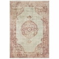 thumbnail image 1 of 10â€™x13â€™ Ivory and Pink Medallion Area Rug, 1 of 3