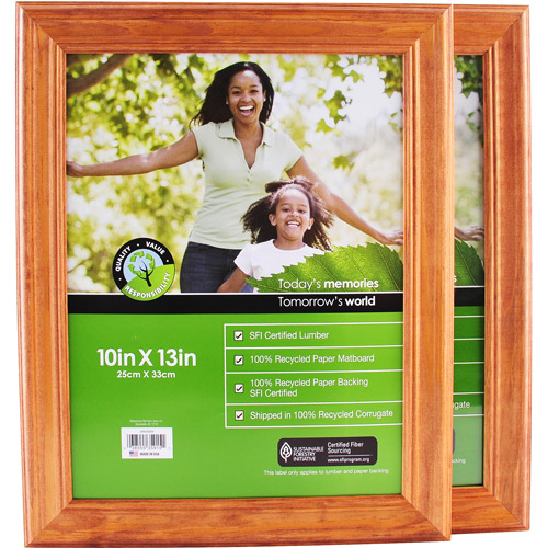 10"x13" Natural Wood Wall Frame, Set Of