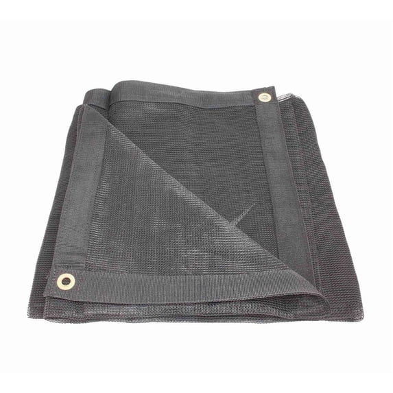 Mytee Products, Black 70% Shade Mesh Tarp, 10x18 ft, Heavy Duty ...