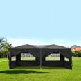 thumbnail image 1 of 10'x20' Outdoor Six Sides  Practical Waterproof Canopy Folding Tent - 6 Sides Black, 1 of 5