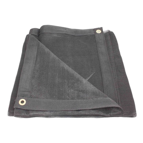 10'x26' Black 70% Shade Mesh Tarp for Outdoor w/ Grommets - 6 Oz Extra Durable Heavy Duty Mesh Tarps for Dump Truck, Rolloff Trucks - Mesh Shade Net Cloth for Sun, Plant, Patio