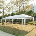 thumbnail image 1 of 10'x30' Heavy Duty Outdoor Canopy Tent for Party with 5 Removable Sidewalls, Waterproof Gazebo Event Shelter White, 1 of 10