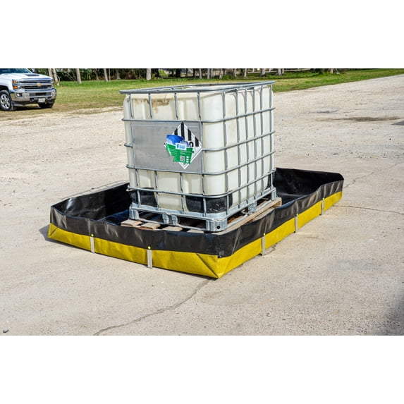 10'x55'x1' Consolidated Containment L-Bracket Spill Containment Berm – Rugged, Reliable Secondary Containment for Industrial & Commercial Use